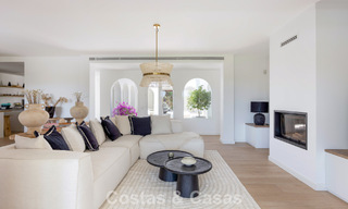 Single-storey luxury villa with spanish architecture and direct golf course access for sale in Marbella - Benahavís 803550 