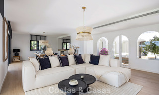 Single-storey luxury villa with spanish architecture and direct golf course access for sale in Marbella - Benahavís 803551 