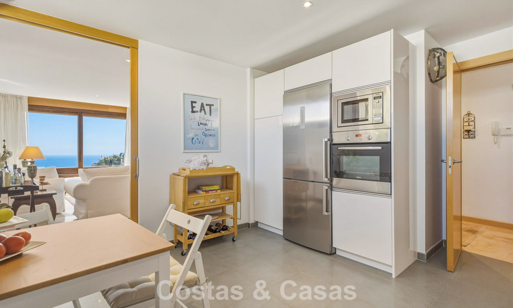 Move-in ready apartment with panoramic sea views for sale East of Marbella centre 803554