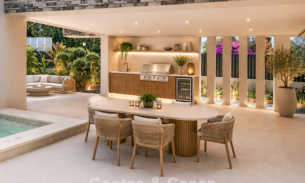 New, exclusive, turnkey modern villa for sale in a beachside area near San Pedro, Marbella 803594