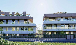 Contemporary luxury new-build apartments for sale on the golf course in Estepona 803603 