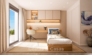 Contemporary luxury new-build apartments for sale on the golf course in Estepona 803609 