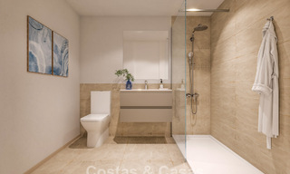 Contemporary luxury new-build apartments for sale on the golf course in Estepona 803612 