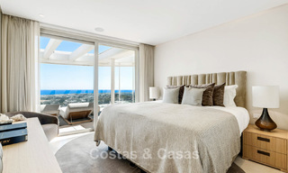 Exclusive modern duplex penthouse with panoramic sea views for sale in Marbella - Benahavís 803770 