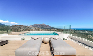 Exclusive modern duplex penthouse with panoramic sea views for sale in Marbella - Benahavís 803774 