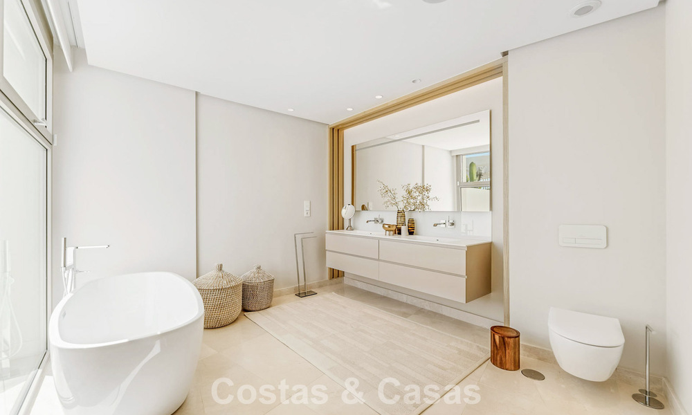 Exclusive modern duplex penthouse with panoramic sea views for sale in Marbella - Benahavís 803776