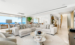 Exclusive modern duplex penthouse with panoramic sea views for sale in Marbella - Benahavís 803779 