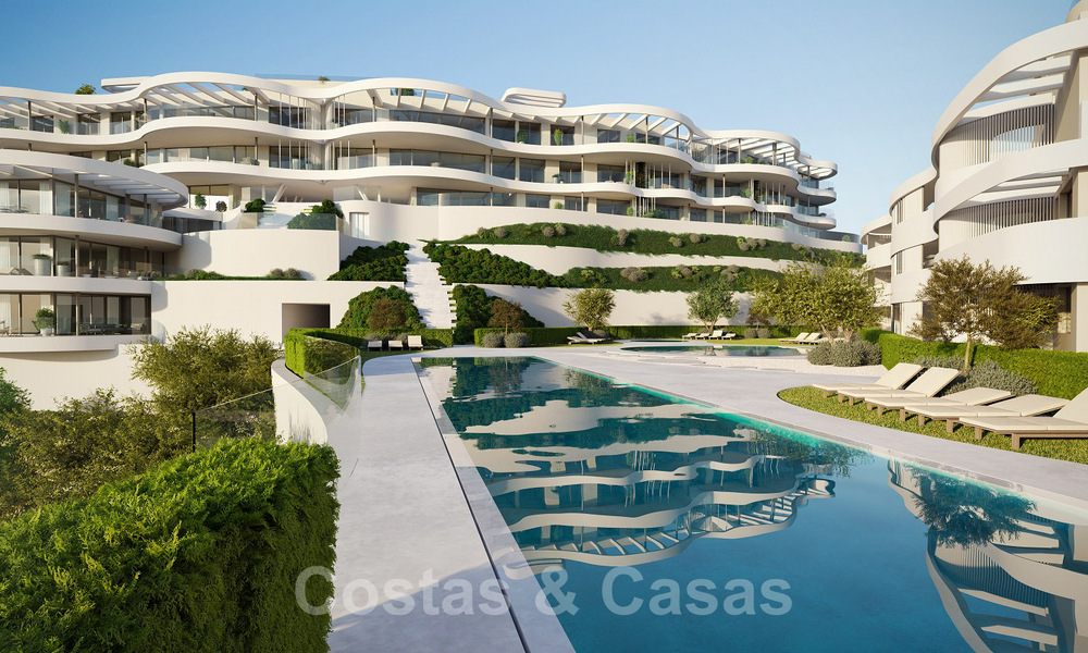Exclusive modern duplex penthouse with panoramic sea views for sale in Marbella - Benahavís 803846
