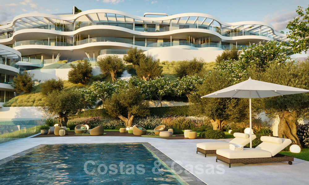 Exclusive modern duplex penthouse with panoramic sea views for sale in Marbella - Benahavís 803848