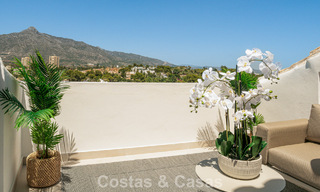Boutique penthouse for sale within walking distance of amenities and Puerto Banús in Nueva Andalucía, Marbella 803833 