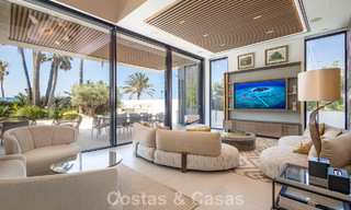 Advanced contemporary luxury beachfront villa for sale in San Pedro, Marbella 803671 