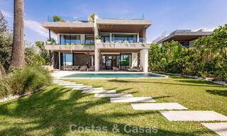 Advanced contemporary luxury beachfront villa for sale in San Pedro, Marbella 803683 