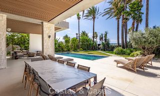 Advanced contemporary luxury beachfront villa for sale in San Pedro, Marbella 803687 