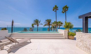 Advanced contemporary luxury beachfront villa for sale in San Pedro, Marbella 803701 