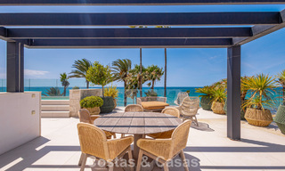 Advanced contemporary luxury beachfront villa for sale in San Pedro, Marbella 803704 