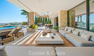 First-class luxury villa with breathtaking sea views for sale in a gated community in La Quinta, Marbella - Benahavís 803724 