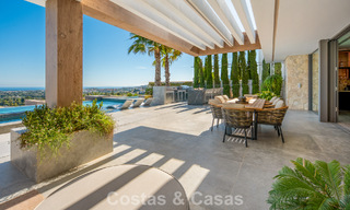 First-class luxury villa with breathtaking sea views for sale in a gated community in La Quinta, Marbella - Benahavís 803725 