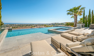 First-class luxury villa with breathtaking sea views for sale in a gated community in La Quinta, Marbella - Benahavís 803726 