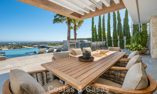 First-class luxury villa with breathtaking sea views for sale in a gated community in La Quinta, Marbella - Benahavís 803729 