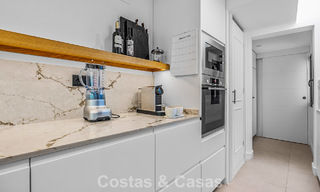 Modern Andalusian corner townhouse for sale in a sought-after gated community, frontline Aloha Golf, Nueva Andalucía, Marbella 803755 