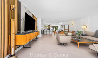 Modern Andalusian corner townhouse for sale in a sought-after gated community, frontline Aloha Golf, Nueva Andalucía, Marbella 803761 