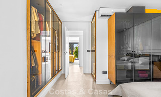 Modern Andalusian corner townhouse for sale in a sought-after gated community, frontline Aloha Golf, Nueva Andalucía, Marbella 803764 