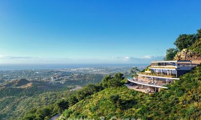 Exclusive, ultra-modern design villa with panoramic sea views for sale in Real de La Quinta, Marbella - Benahavís 803997