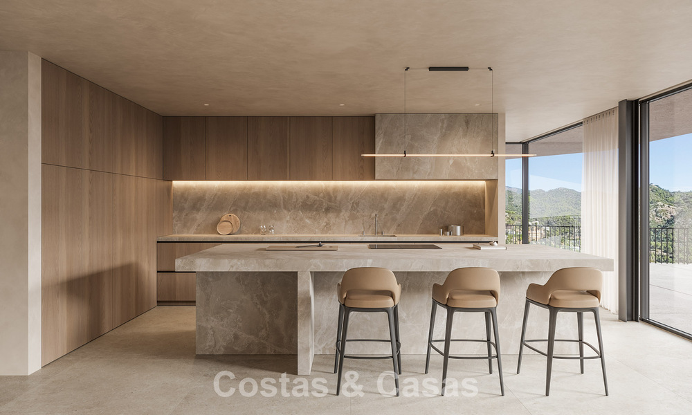Sophisticated designer villa with panoramic sea views for sale in the hills of Marbella - Benahavís 804100