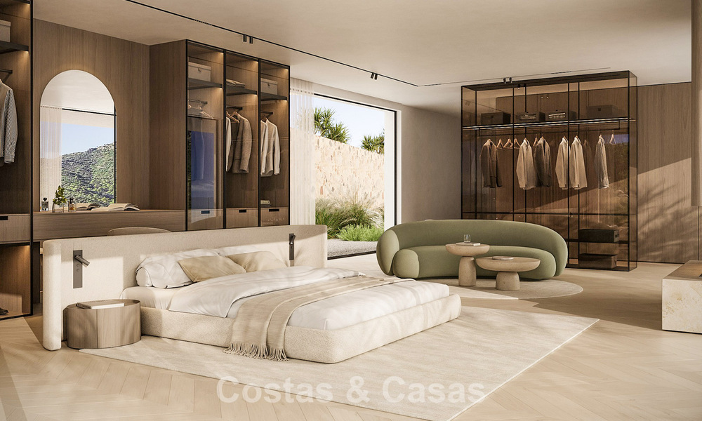 Sophisticated designer villa with panoramic sea views for sale in the hills of Marbella - Benahavís 804104
