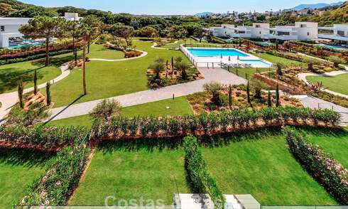 New semi-detached villa for sale within walking distance of the beach in Elviria, East of Marbella Centre 804096
