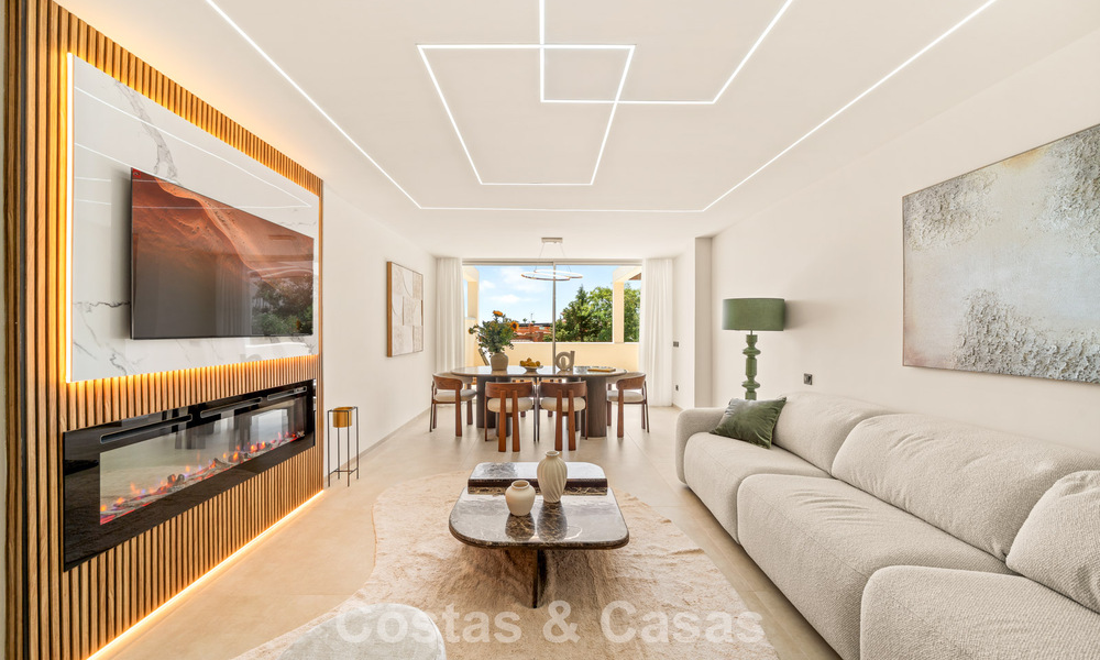Luxury renovated apartment with panoramic views for sale in Nueva Andalucía, Marbella 804065