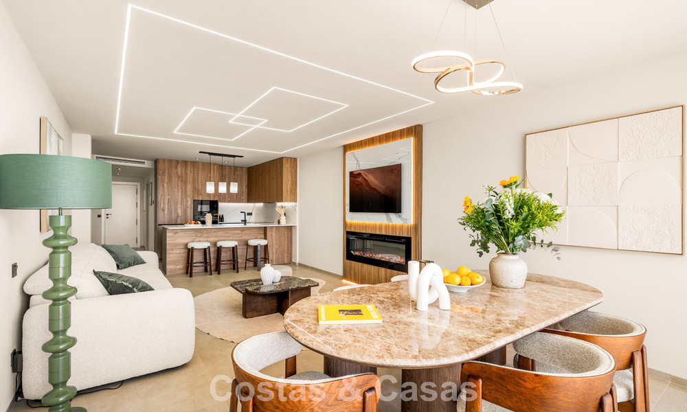 Luxury renovated apartment with panoramic views for sale in Nueva Andalucía, Marbella 804070