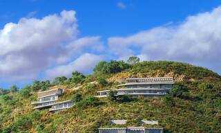 Architectural designer villa with panoramic mountain and sea views for sale in Marbella - Benahavís 804106 