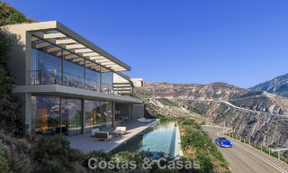 Architectural designer villa with panoramic mountain and sea views for sale in Marbella - Benahavís 804109 