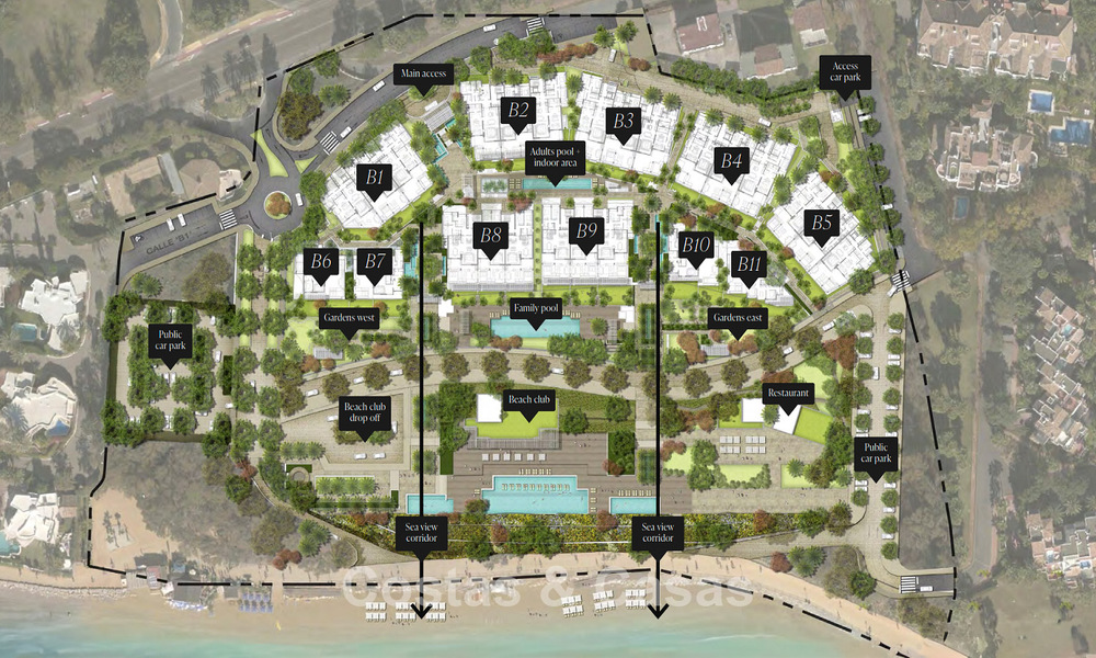 UNO Beach Residences: Ultra-luxury beachfront residences with panoramic views for sale on Marbella’s Golden Mile 804121