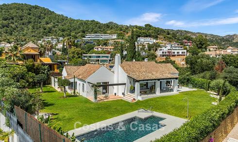 Stylishly renovated mediterranean villa for sale in Cascada de Camoján on Marbella’s Golden Mile 804156
