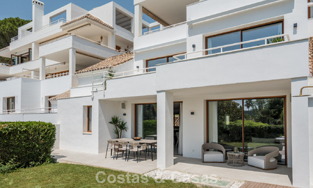High-quality renovated duplex garden apartment for sale in Nueva Andalucía, Marbella 804191