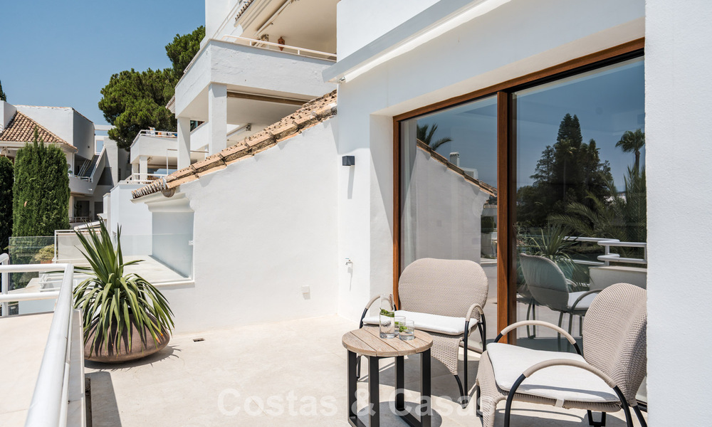High-quality renovated duplex garden apartment for sale in Nueva Andalucía, Marbella 804222