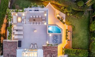 Luxuriously fully renovated semi-detached villa, frontline golf for sale in La Quinta, Marbella - Benahavís 804424 
