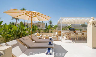 Luxuriously fully renovated semi-detached villa, frontline golf for sale in La Quinta, Marbella - Benahavís 804428 