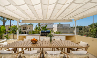 Luxuriously fully renovated semi-detached villa, frontline golf for sale in La Quinta, Marbella - Benahavís 804430 