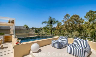 Luxuriously fully renovated semi-detached villa, frontline golf for sale in La Quinta, Marbella - Benahavís 804435 