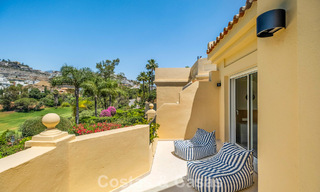 Luxuriously fully renovated semi-detached villa, frontline golf for sale in La Quinta, Marbella - Benahavís 804445 