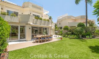 Luxuriously fully renovated semi-detached villa, frontline golf for sale in La Quinta, Marbella - Benahavís 804477 