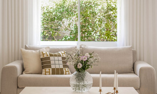 Luxuriously fully renovated semi-detached villa, frontline golf for sale in La Quinta, Marbella - Benahavís 804482 