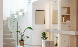 Luxuriously fully renovated semi-detached villa, frontline golf for sale in La Quinta, Marbella - Benahavís 804491 