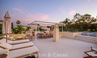 Luxuriously fully renovated semi-detached villa, frontline golf for sale in La Quinta, Marbella - Benahavís 804495 