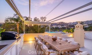 Luxuriously fully renovated semi-detached villa, frontline golf for sale in La Quinta, Marbella - Benahavís 804499 