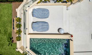 Luxuriously fully renovated semi-detached villa, frontline golf for sale in La Quinta, Marbella - Benahavís 804508 