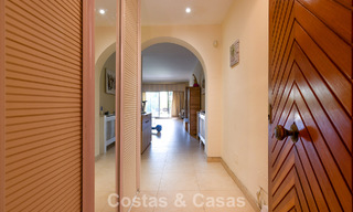 Ground-floor apartment with private garden for sale just 50m from the beach on the New Golden Mile, between Marbella and Estepona 804514 